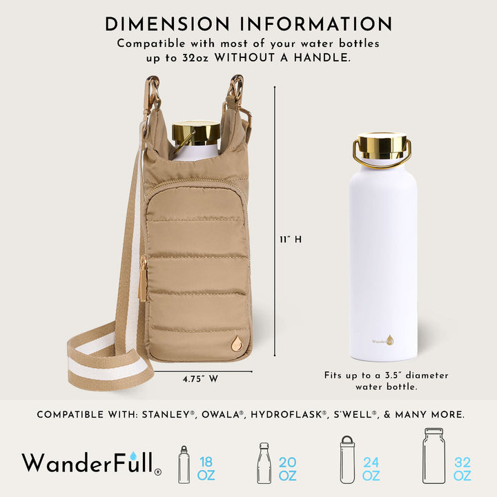 JUNE MARKET: Khaki HydroBag® by Wanderfull (Ships in 2-3 Weeks)