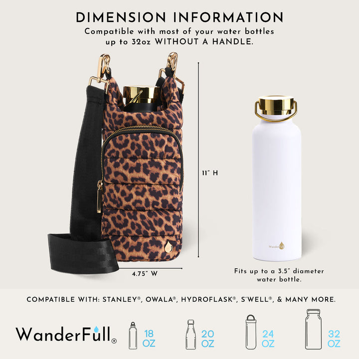 JUNE MARKET: Leopard Print HydroBag® by Wanderfull (Ships in 2-3 Weeks)