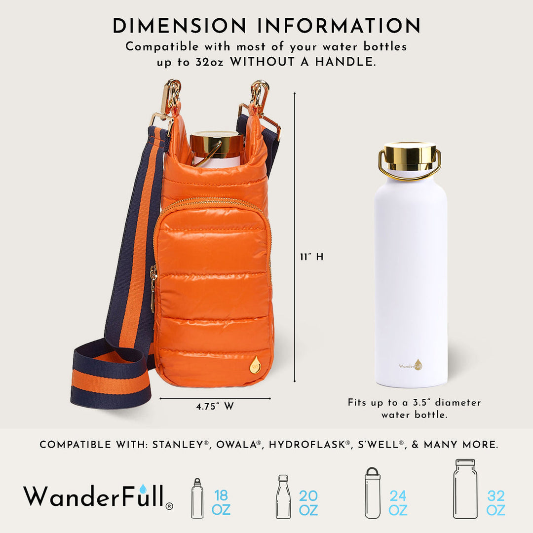 JUNE MARKET: Clementine Orange Matte HydroBag® by Wanderfull (Ships in 2-3 Weeks)