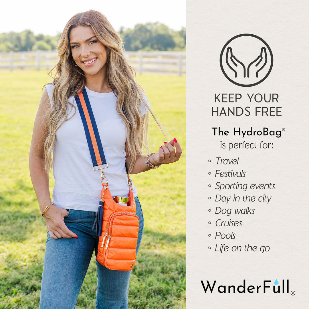 JUNE MARKET: Clementine Orange Matte HydroBag® by Wanderfull (Ships in 2-3 Weeks)