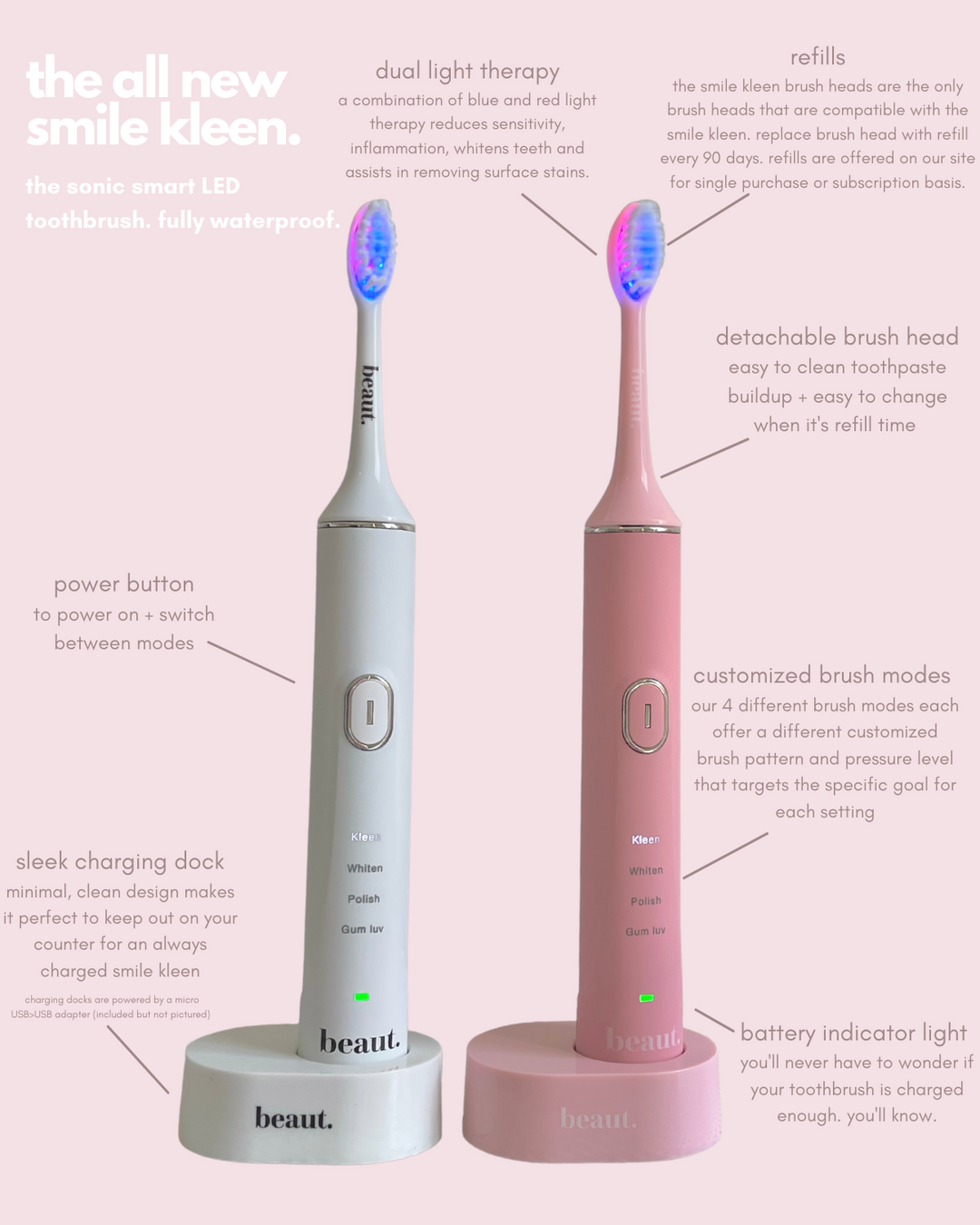 BEAUT BONANZA! smile kleen toothbrush (Ships in 2-3 Weeks)