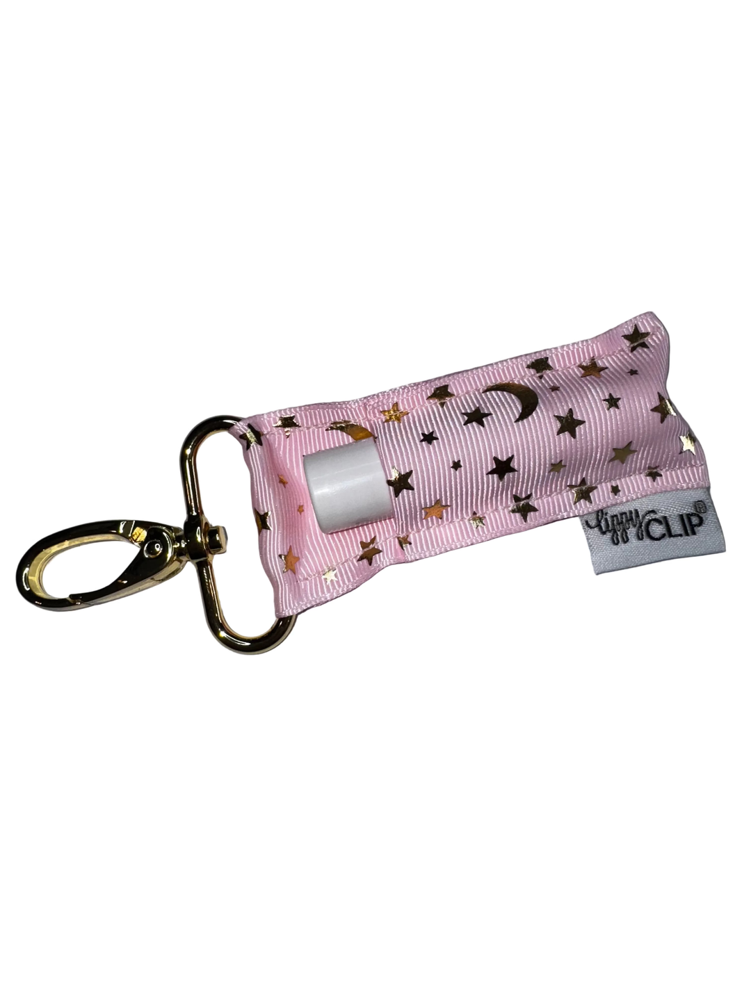 Celestial on Pink LippyClip® Lip Balm Holder (PREORDER: Ships in 2-3 Weeks)