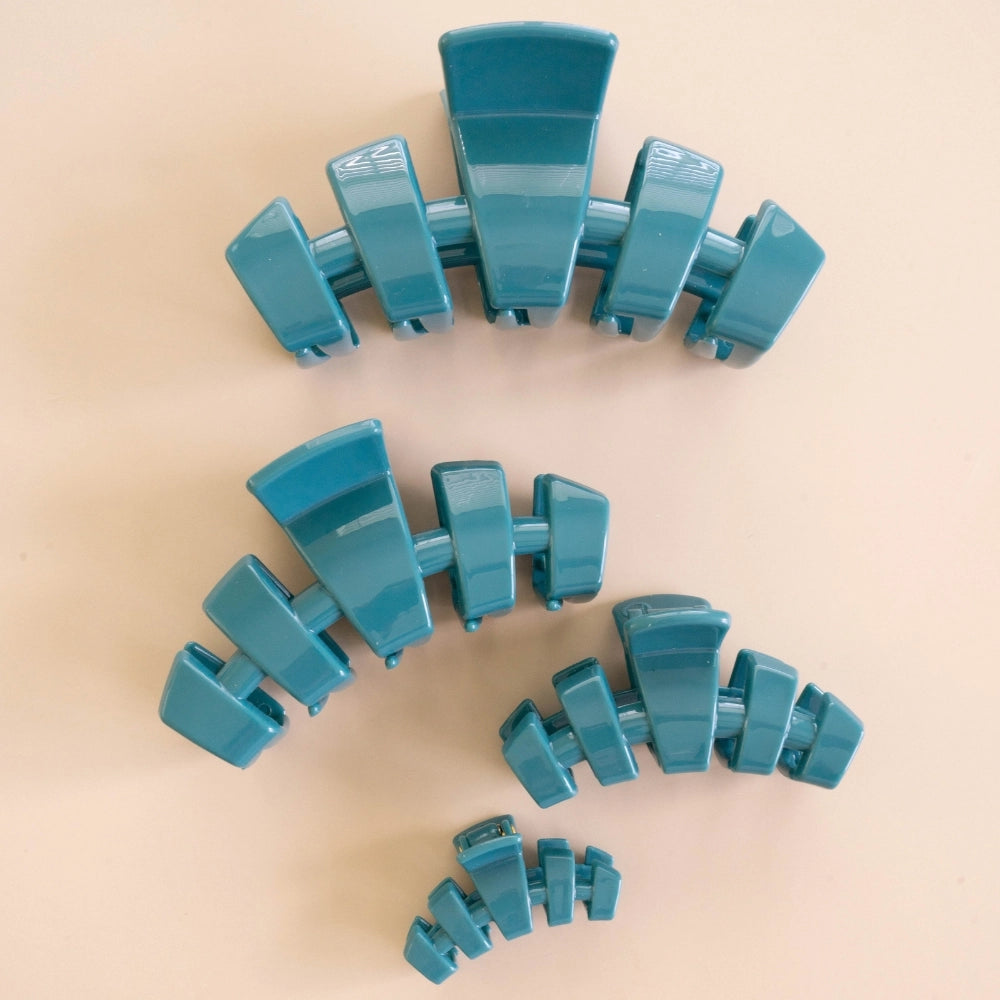 Medium Teleties Claw Clip - Teal With It