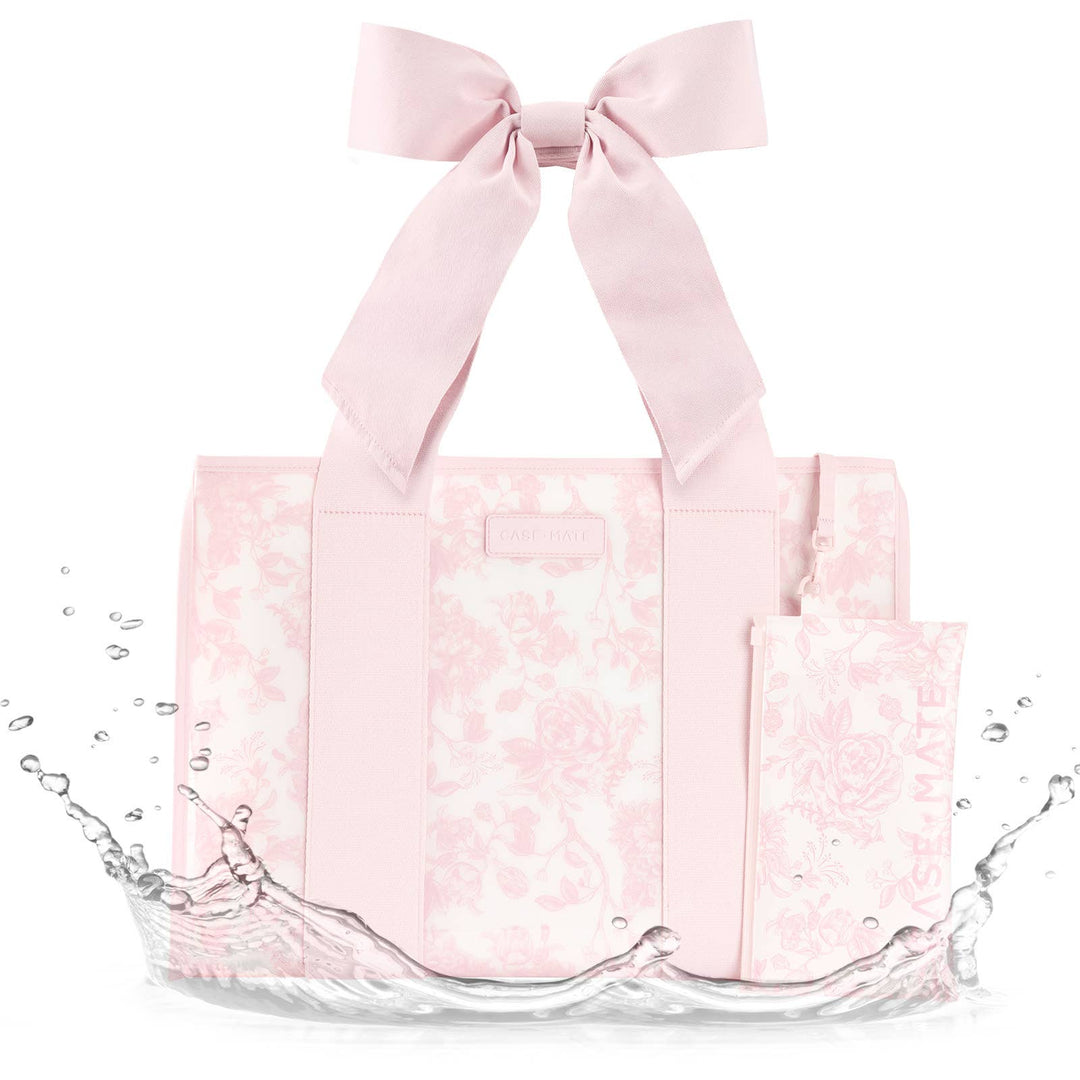 Jelly Tote & Phone Pouch - Afternoon Rosé Bow by Case-Mate