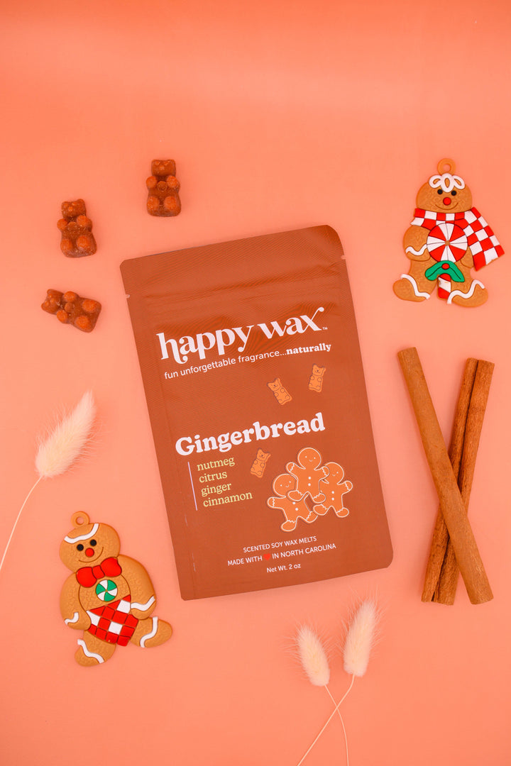 Happy Wax Soy Melts 2 Oz Bag - Gingerbread