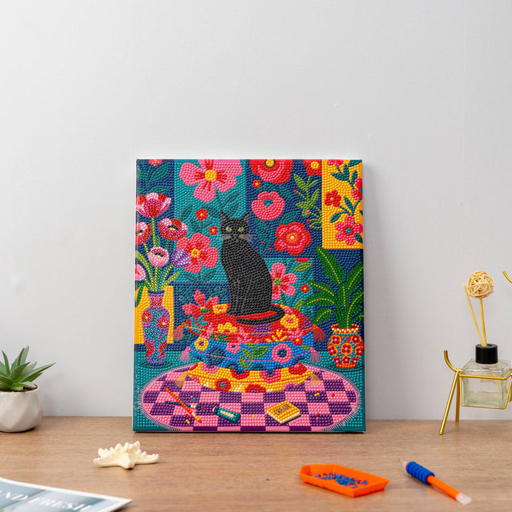 Diamond Art Painting Kit - Studio Cat