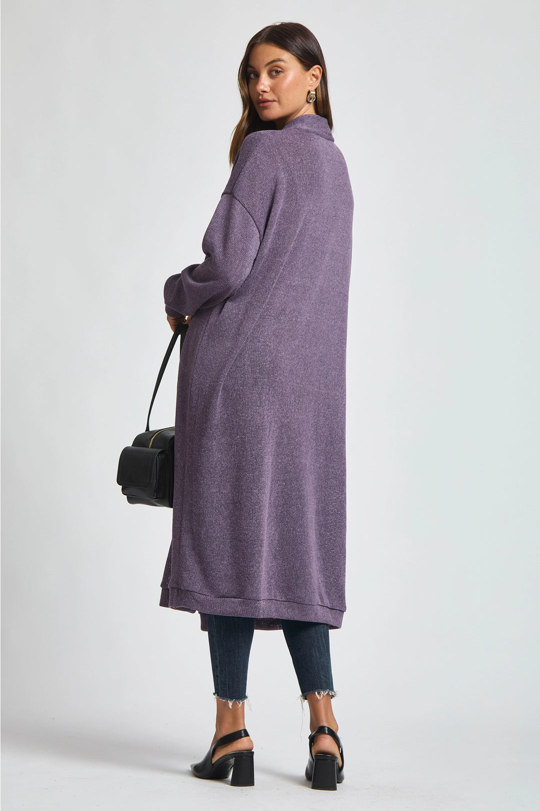 Hideaway Travel Cardigan by Dear Scarlett - Violet Dream