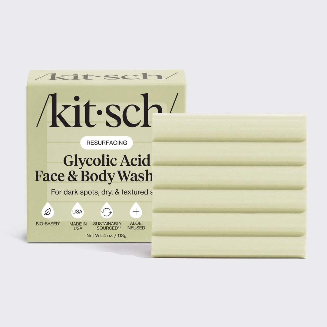 Glycolic Acid Exfoliating Face and Body Wash Bar