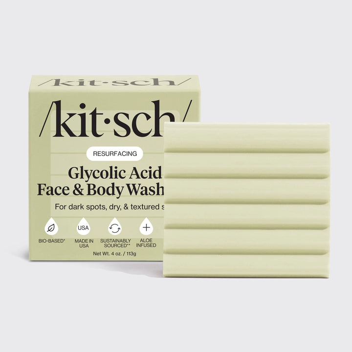 Glycolic Acid Exfoliating Face and Body Wash Bar