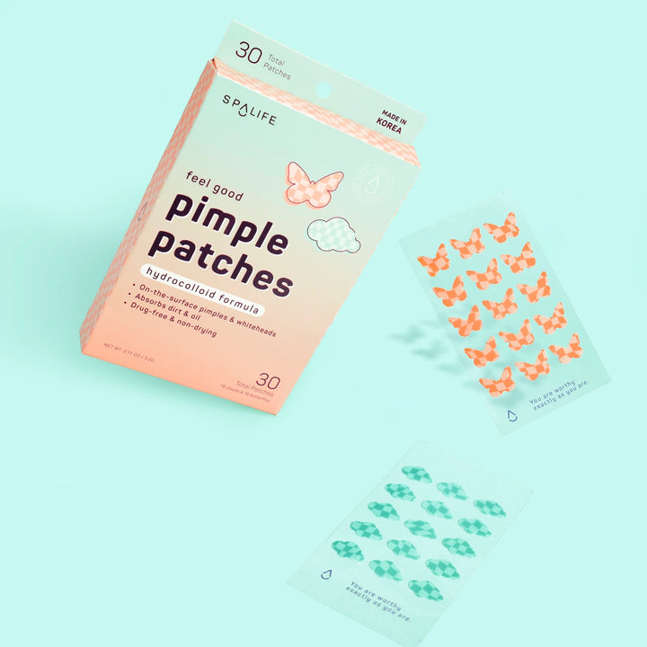 Hydrocolloid Pimple Patches - Feel Good Butterfly & Cloud