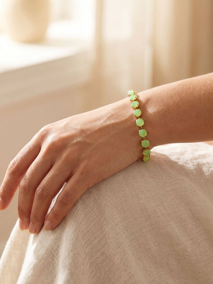 Sienna Tennis Bracelet - Green by Sorrelli