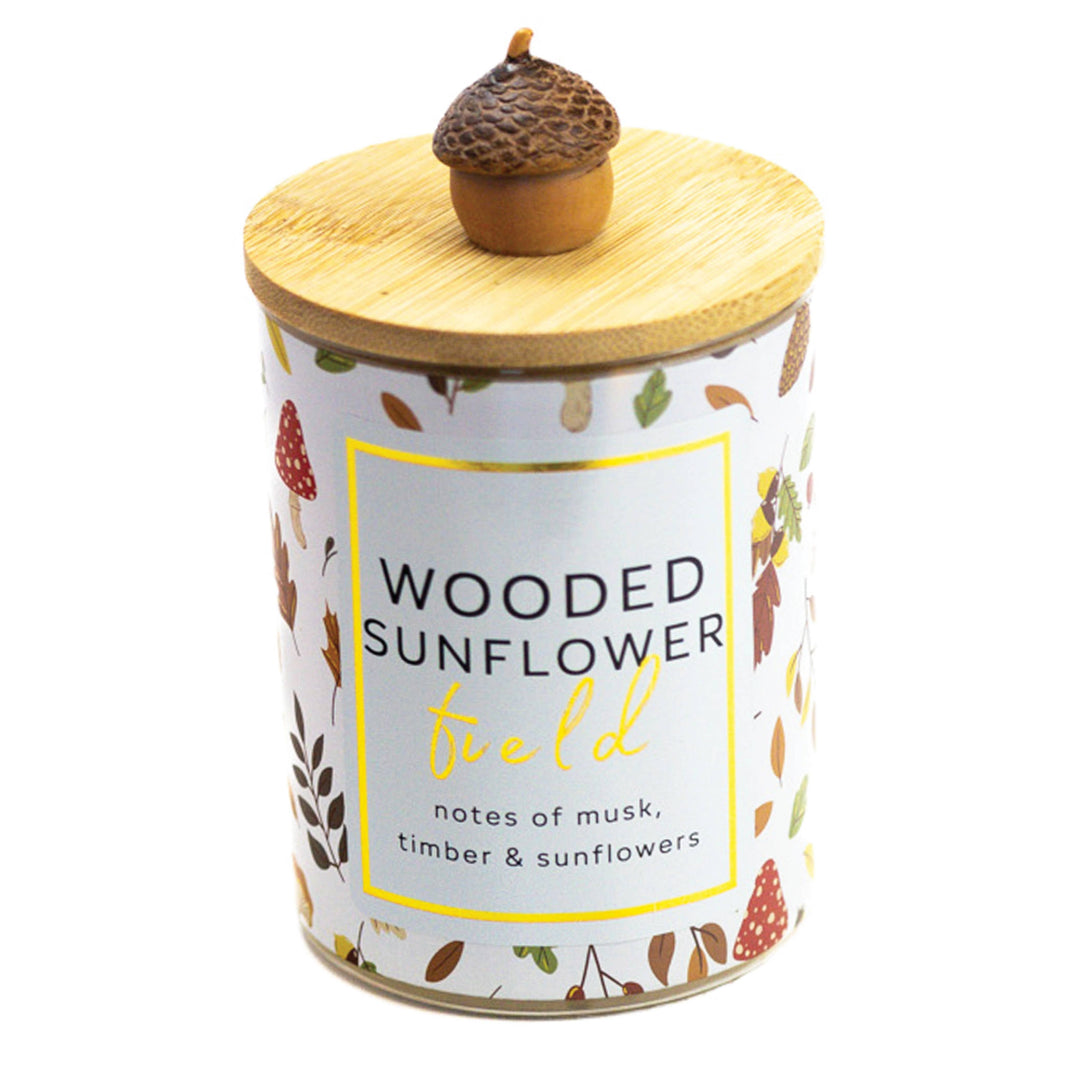 Wooded Sunflower Field 10oz Candle