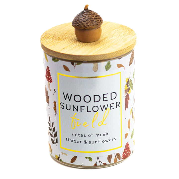 Wooded Sunflower Field 10oz Candle