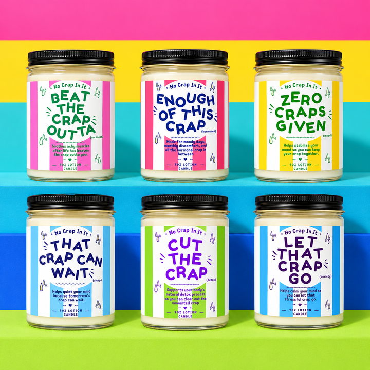 Crap for That - Lotion Candles by No Crap In It (SEPT ARRAY: Ships in 2-3 Weeks)