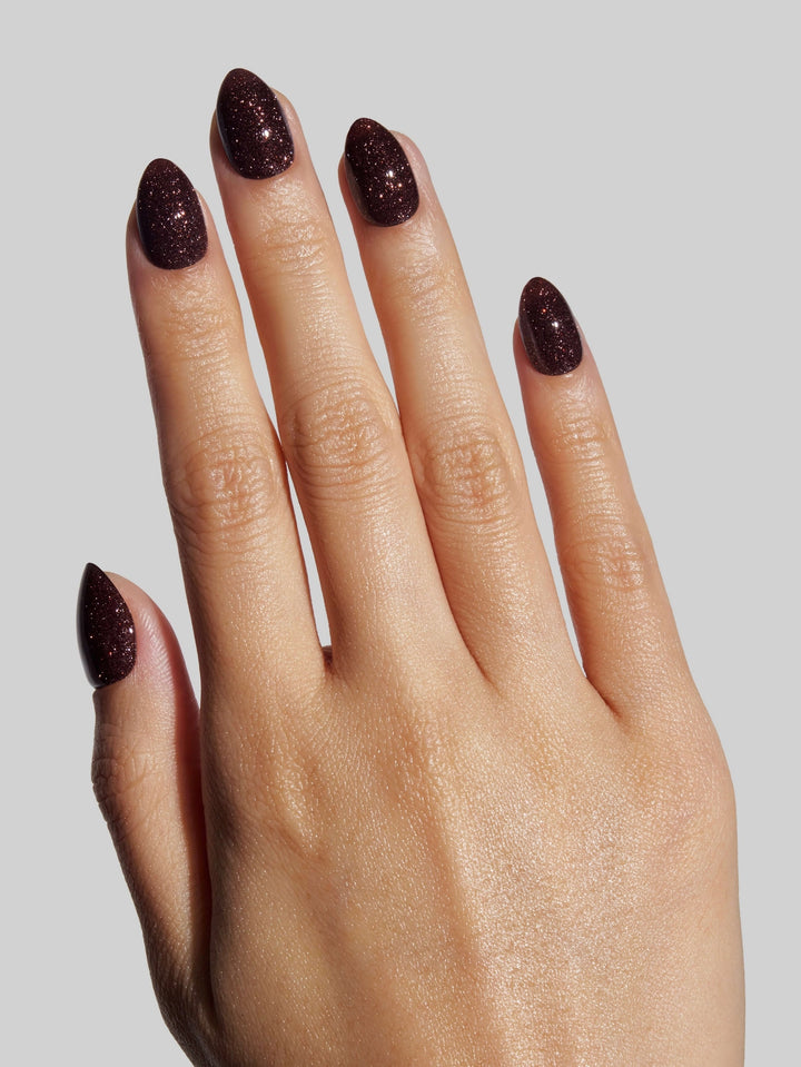 Cocoa Diamond Flash Press-On Nails by Celebritips