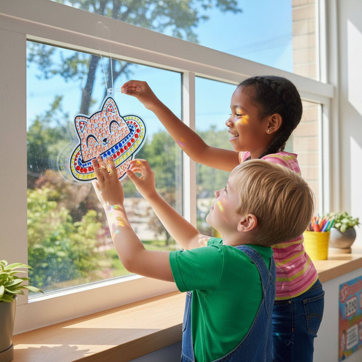 Sun Sparkles Gem Suncatcher Kit - Cosmic Fun