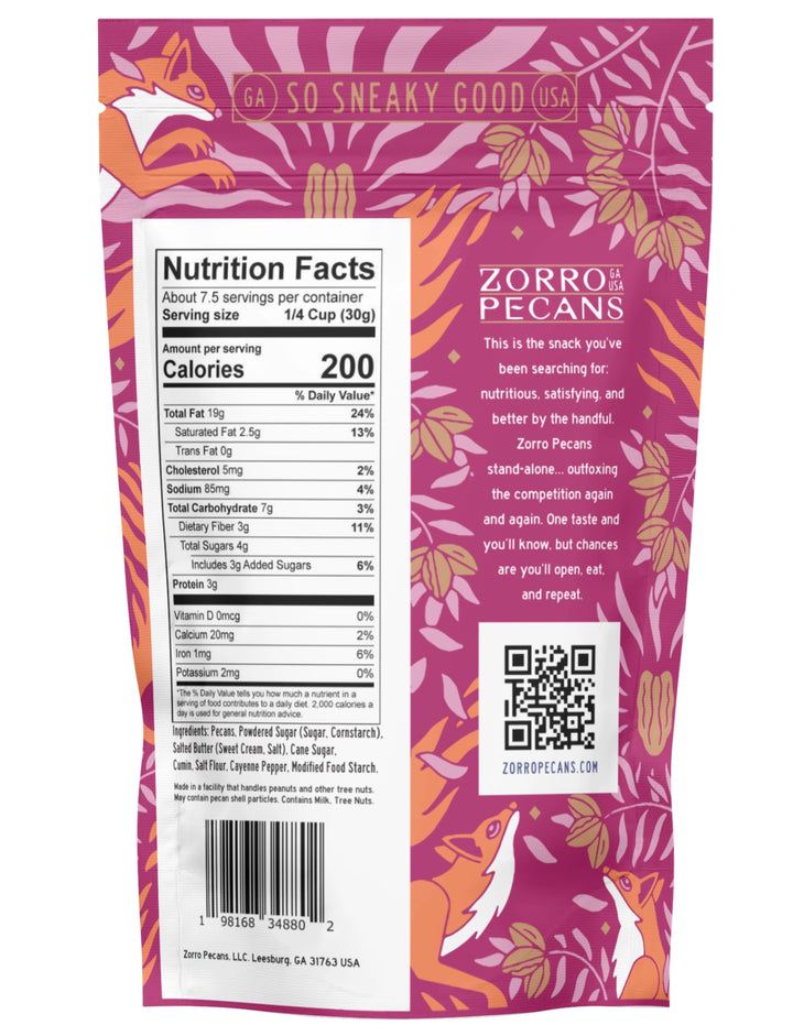 Sweet &amp; Spicy Zorro Pecans