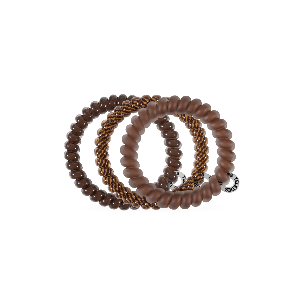 Teleties Hair Tie - Small Band Pack of 3 - Morning Brew