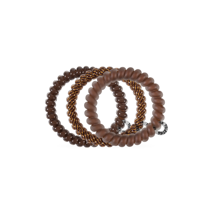 Teleties Hair Tie - Small Band Pack of 3 - Morning Brew