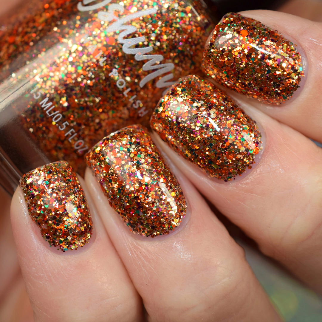 It’s Crunch Time Glitter Nail Polish