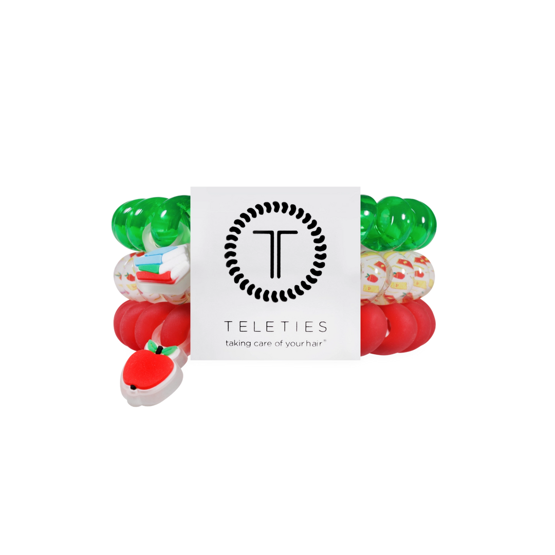 Teleties Hair Tie - Large Band Pack of 3 - School Days (Ships Next Week)