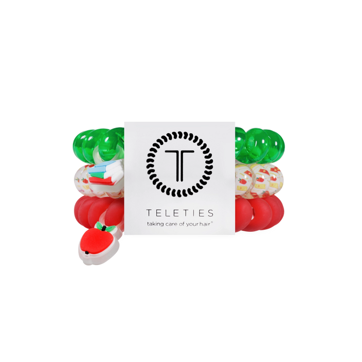 Teleties Hair Tie - Large Band Pack of 3 - School Days (Ships Next Week)