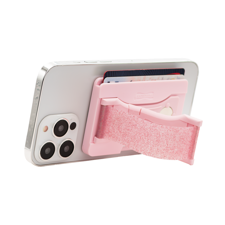 LoveHandle PRO Wallet for MagSafe - Pink Diamond Glitter