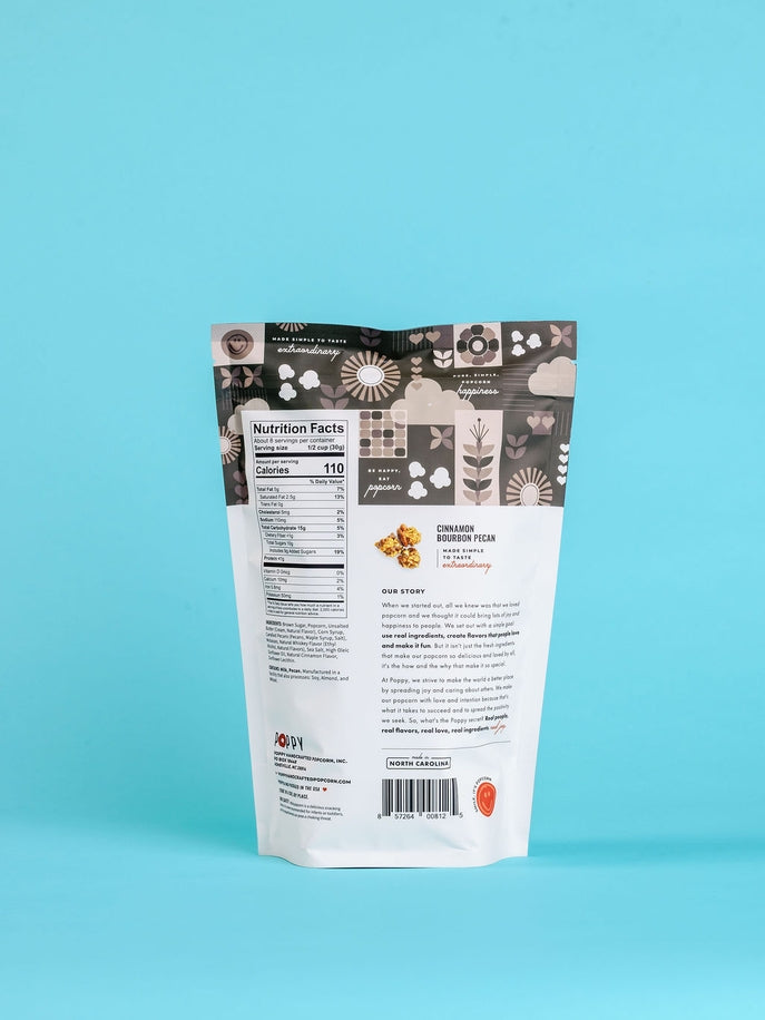 Cinnamon Bourbon Pecan Popcorn Market Bag by Poppy