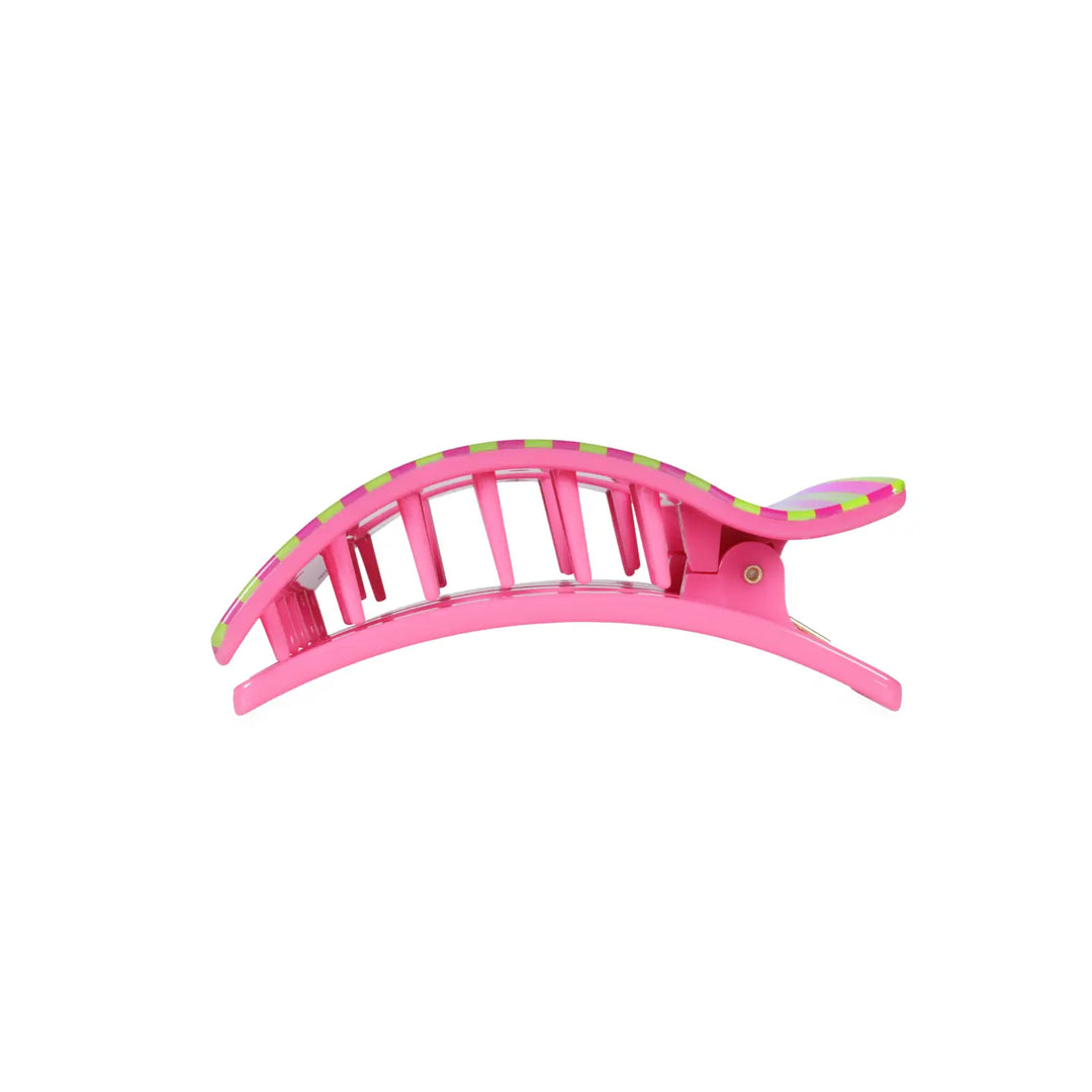 Medium Teleties Flat Rectangle Clip - Summer Crush