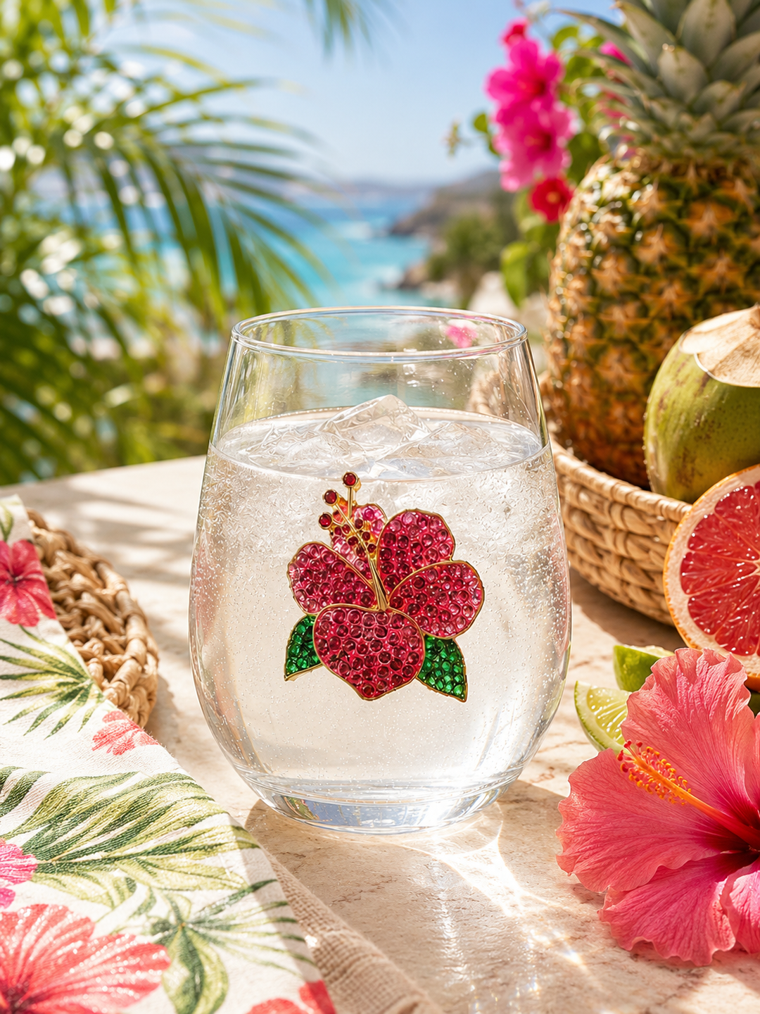 JUNE PREORDER: Hibiscus Stemless by the Queens Jewels (Ships in 2-3 Weeks)