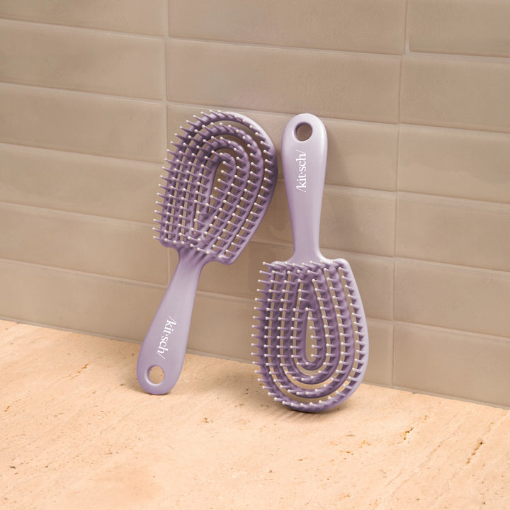 Mini Detangling Flexi Brush - Soft Violet