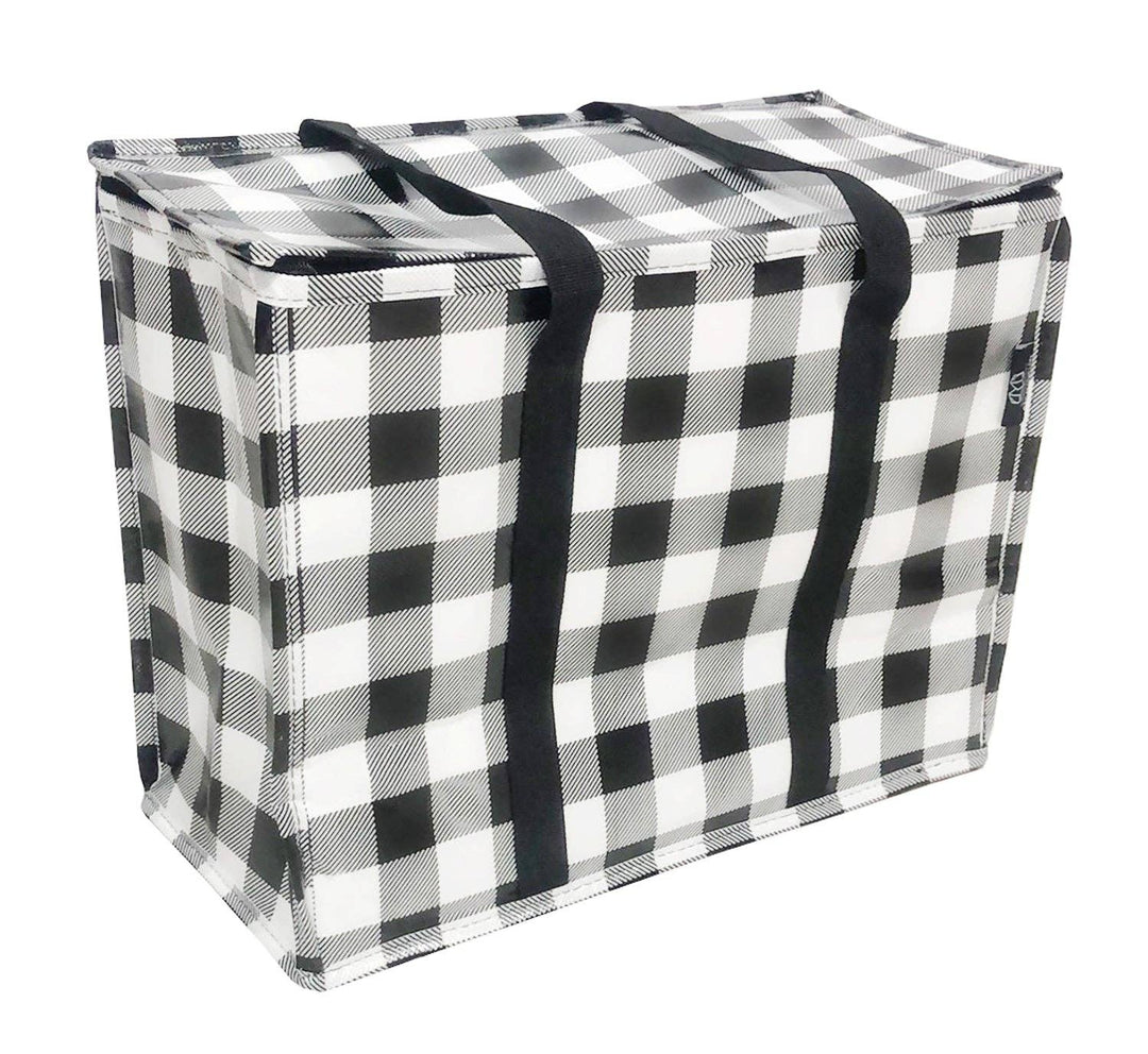 Buffalo Check Happy Shopper Tote
