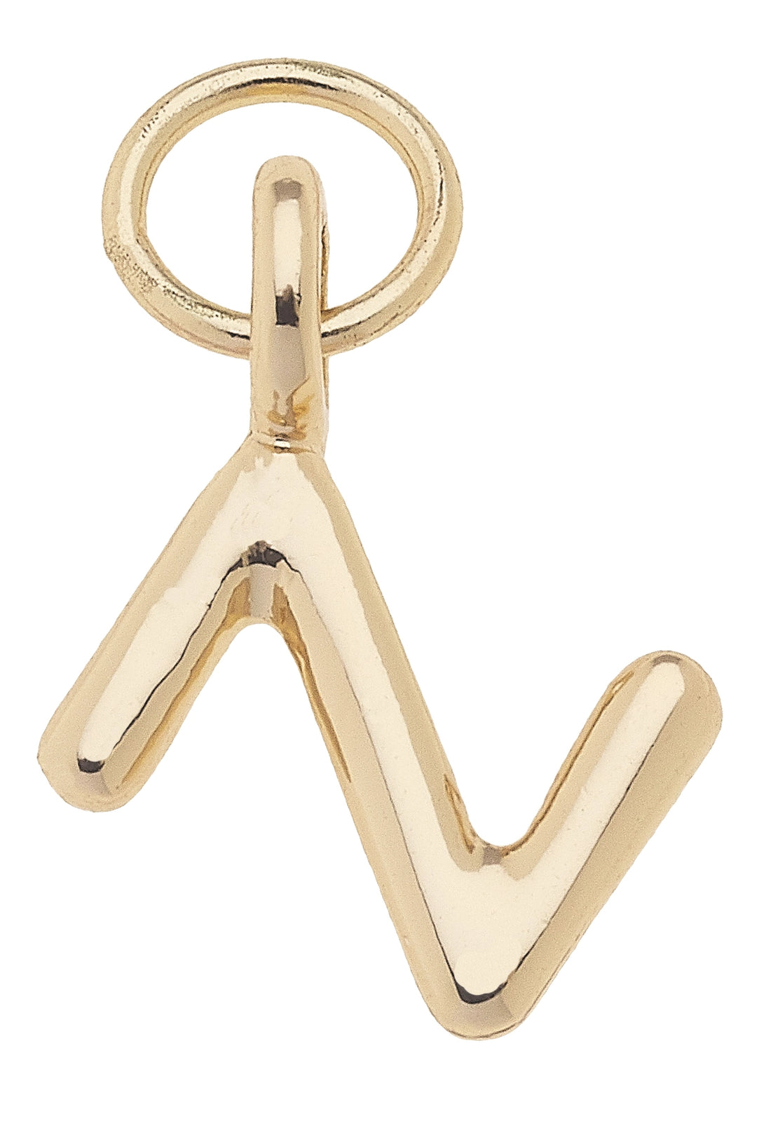 Mini Initial Charm in Shiny Gold By Canvas