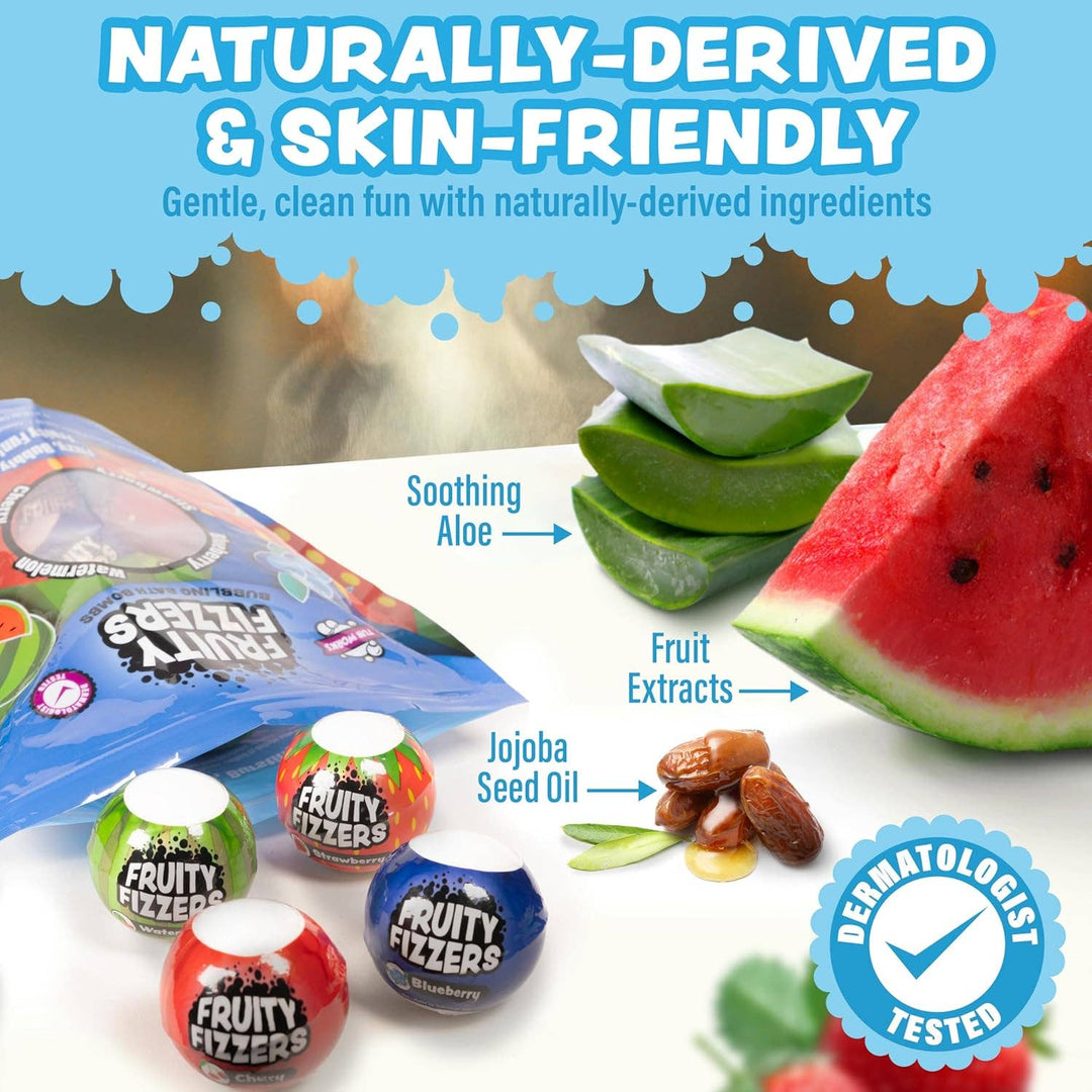 Fruity Fizzers™ Bubbling Bath Bombs by Tub Works