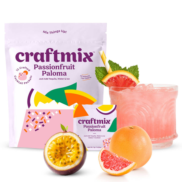 Craftmix Passionfruit Paloma Cocktail Mixer 12 Pack