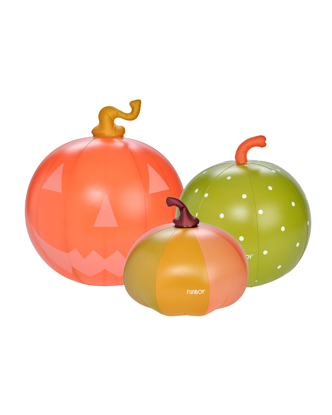 Colorful Halloween Inflatable Pumpkins - Set of 3 by Funboy