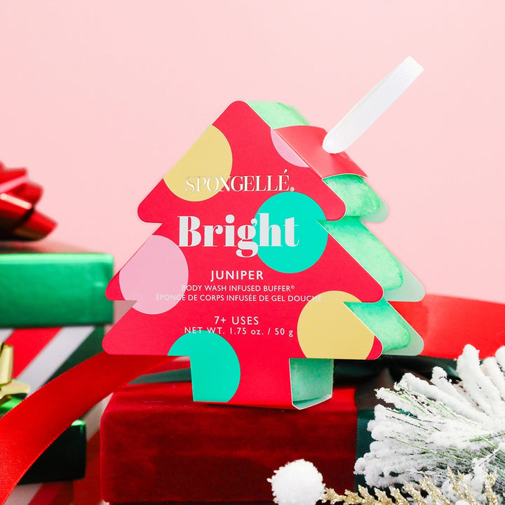 Christmas Tree Body Wash Buffer Ornament - Bright Juniper