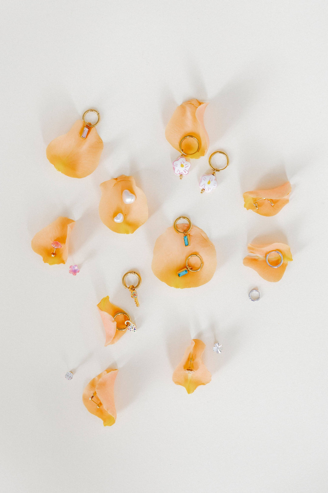 Screwback Stud Earrings Lux - Candy Clover Clear by Linny Co (Ships in 2-3 Weeks)