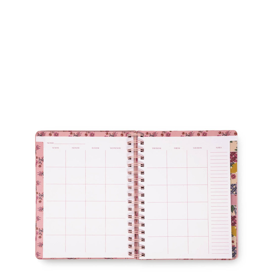 Large Undated Planner - Melissa Ditsy Pink by Vera Bradley