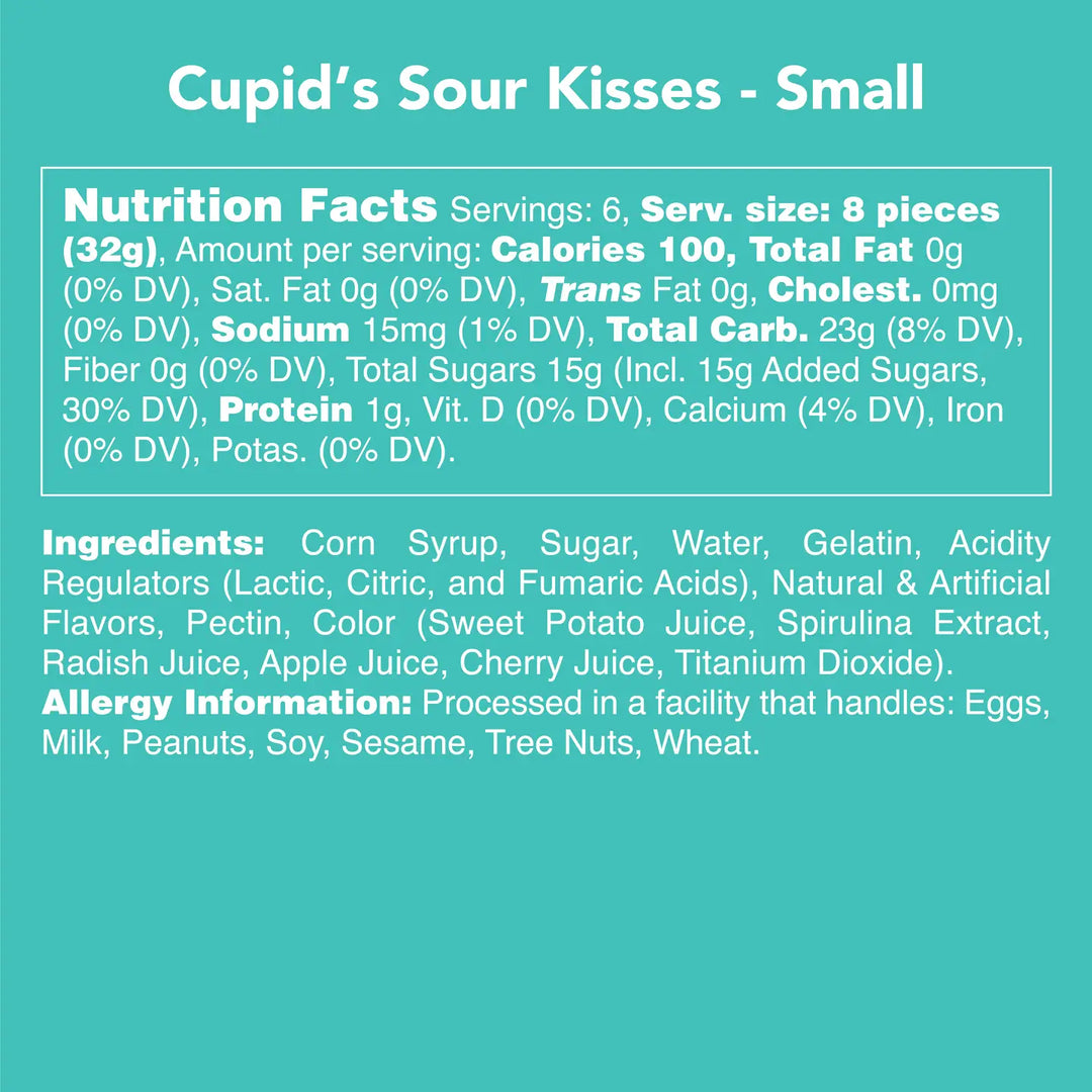 Cupid's Sour Kisses Gummies by Candy Club