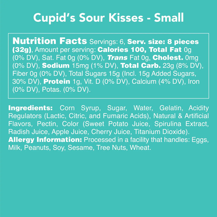 Cupid's Sour Kisses Gummies by Candy Club