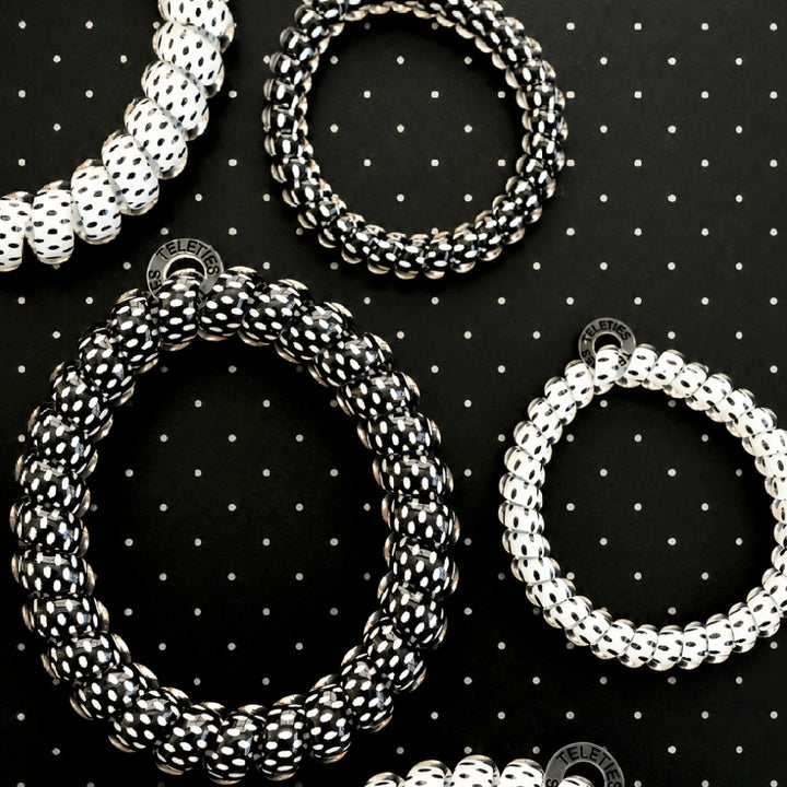 Teleties Hair Tie - Small Band Pack of 3 - Polka Dot Party (Ships Next Week)