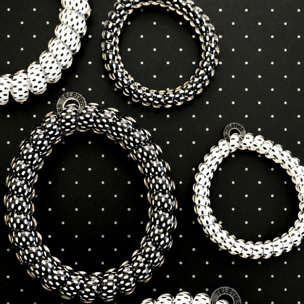 Teleties Hair Tie - Large Band Pack of 3 - Polka Dot Party (Ships Next Week)