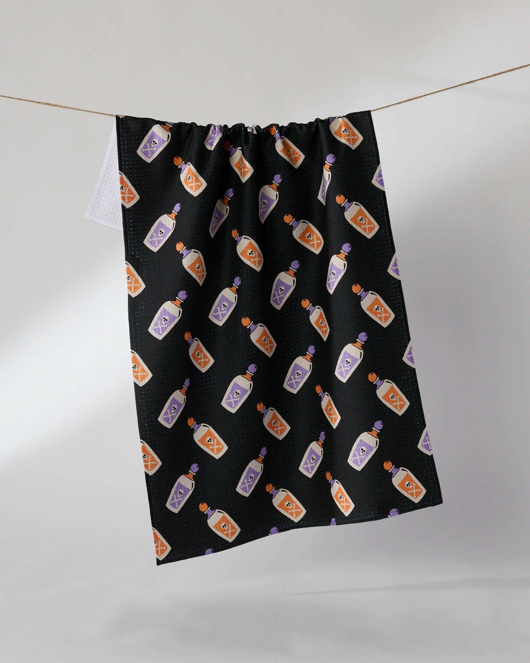 Drink Me Tea Towel by Geometry