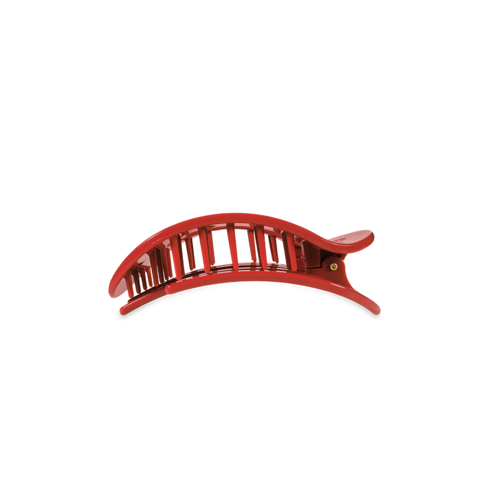 Small Teleties Flat Oval Clip - Red Carpet Ready