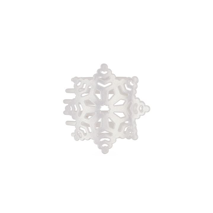 Teleties Flat Hair Clip - Glitter Snowflake