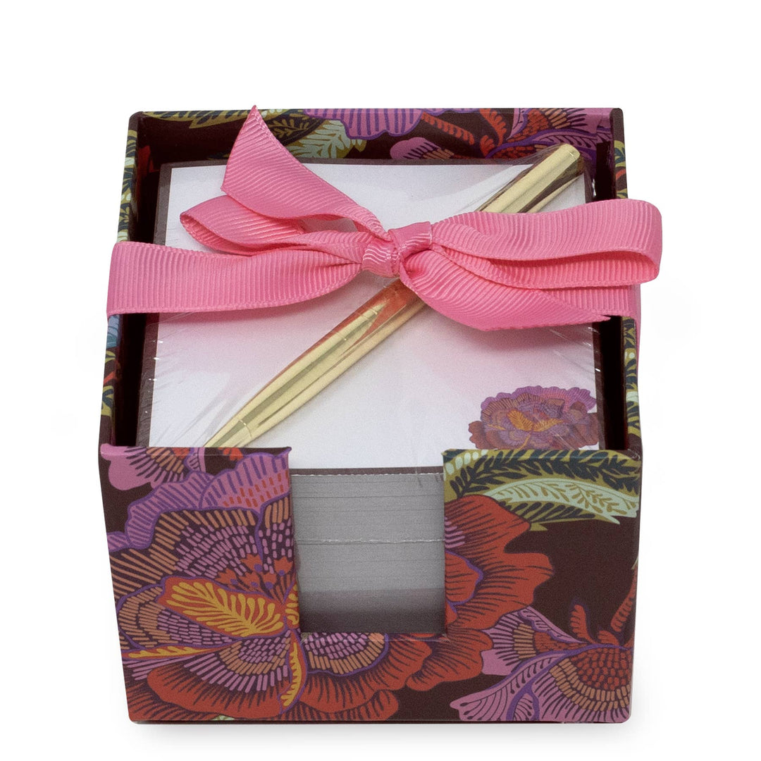 Notecube with Pen - Ink and Petal by Vera Bradley
