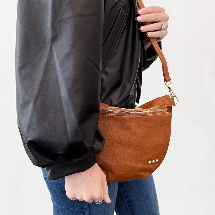 Hair on Hide Westlyn Bum Bag by Pretty Simple