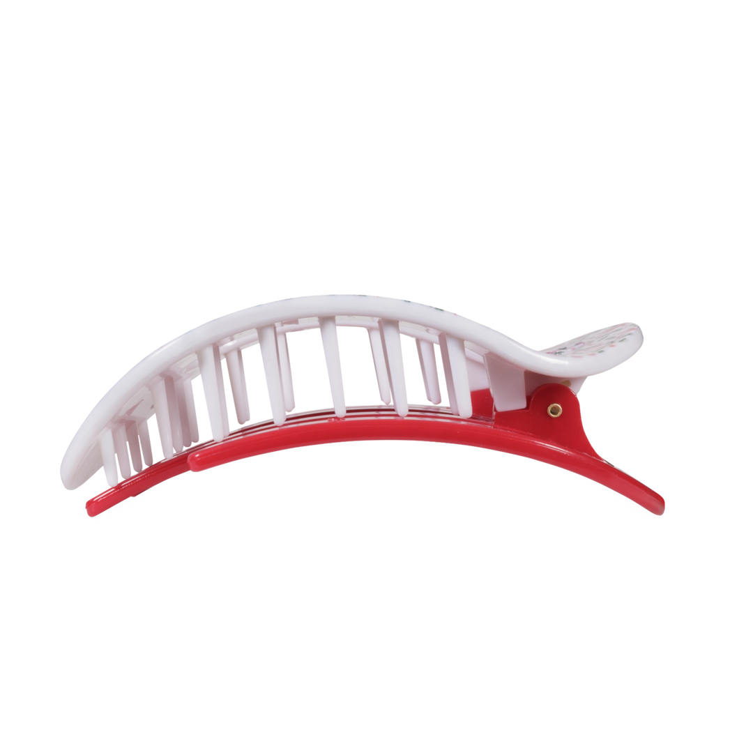 Large Teleties Flat Oval Clip - Festive Feels (Ships in 1-2 Weeks)