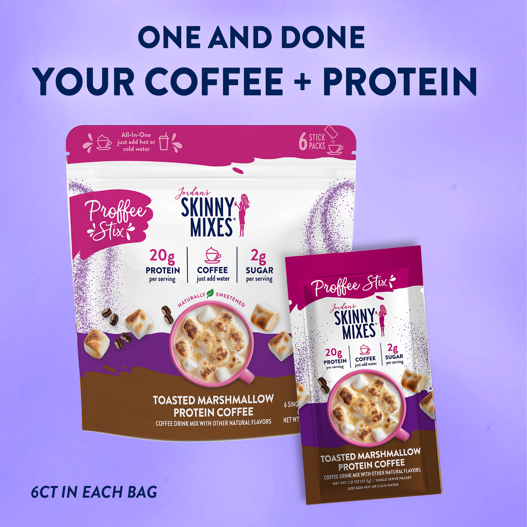Proffee Stix Protein-Coffee Drink Mix 6 ct - Toasted Marshmallow